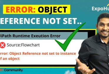 Object Reference Not Set to an Instance of an Object.